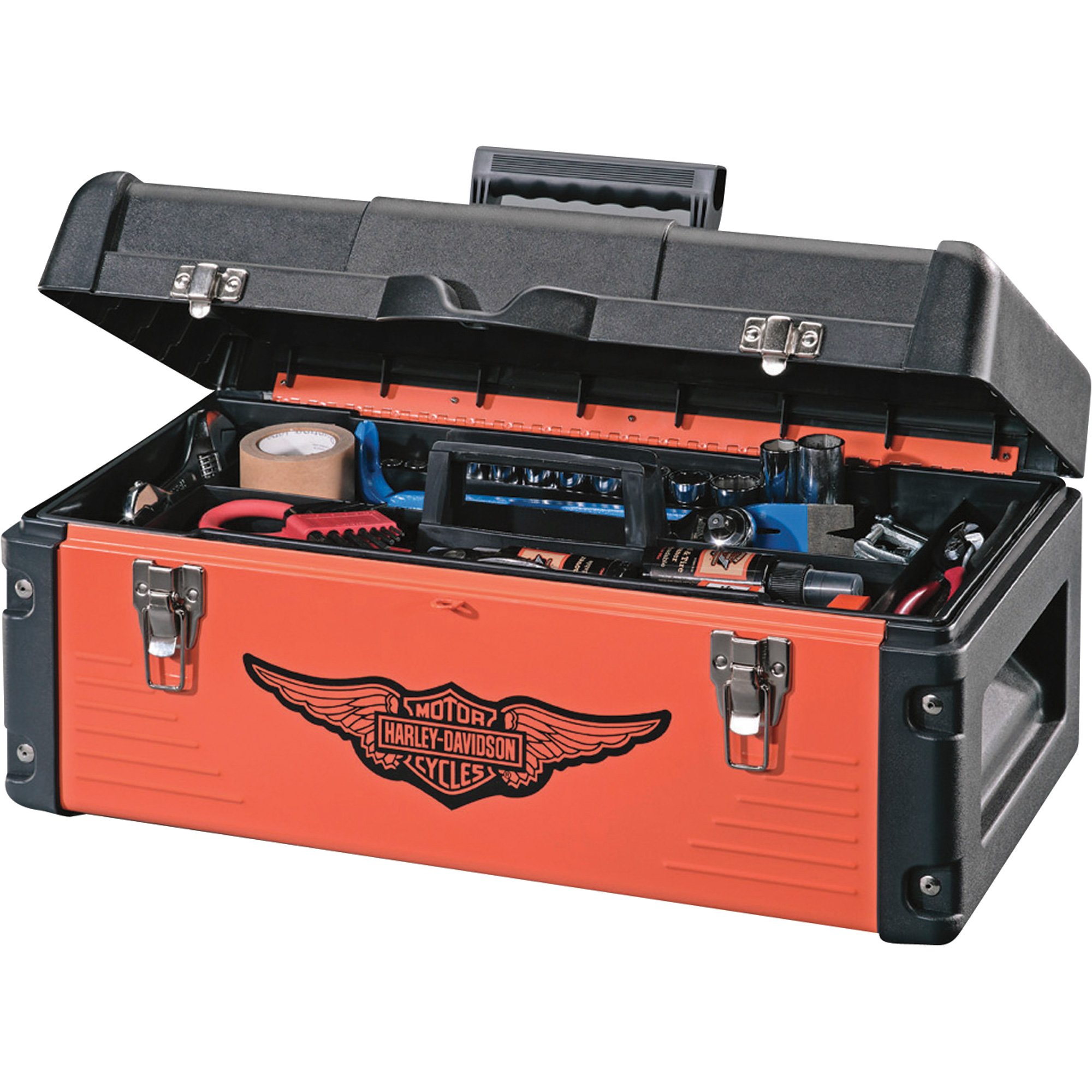 Harley-Davidson Toolbox — 22 1/2in.L x 11 1/2in.W x 10 1/4in.H, Model# HDDX-22